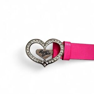 Pink Heart Buckle Belt | Y2K rockawear belt